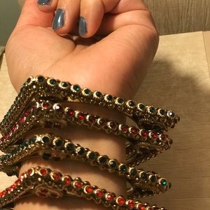 Beautiful Square shape jeweled bangles